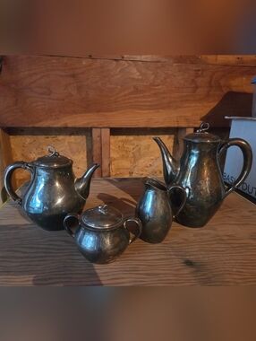 Vintage Reed & Barton Silver Americana Tea Set